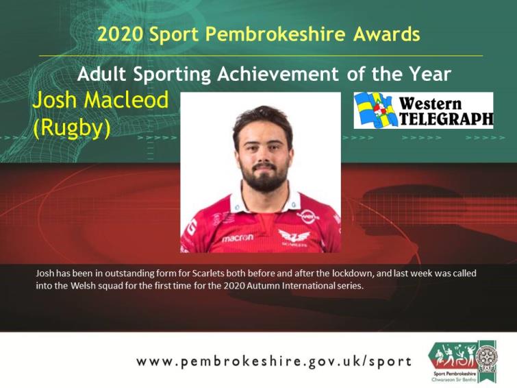 Adult Achievement - Josh Macleod
